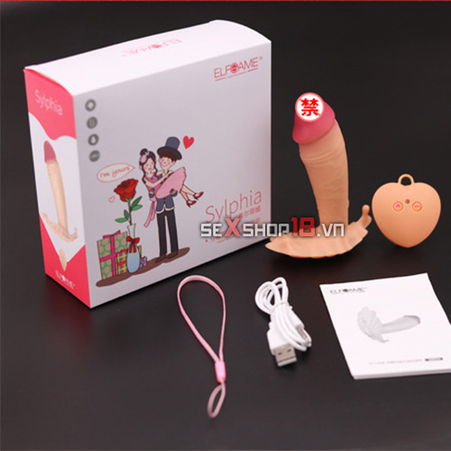 Dương vật giả sưởi ấm hình vỏ sò chính hãng