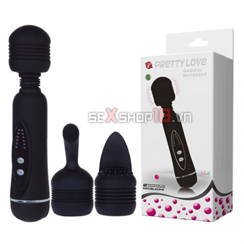 Chày rung thay đầu Magical Massager (CR15) - Phê như con tê tê 9 Chày rung thay đầu Magical Massager chính hãng Pretty Love