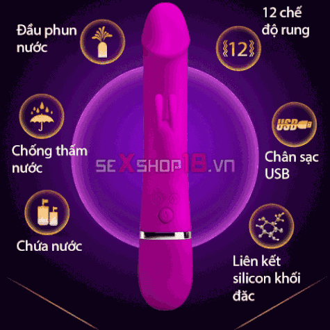 Dương vật siêu rung bắn tinh như thật Prettylove Henry giá rẻ