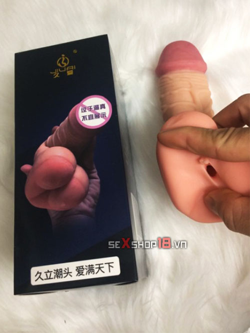 Dương vật giả có lỗ hậu môn to mềm rỗng ruột JUAI dành cho nam thủ dâm