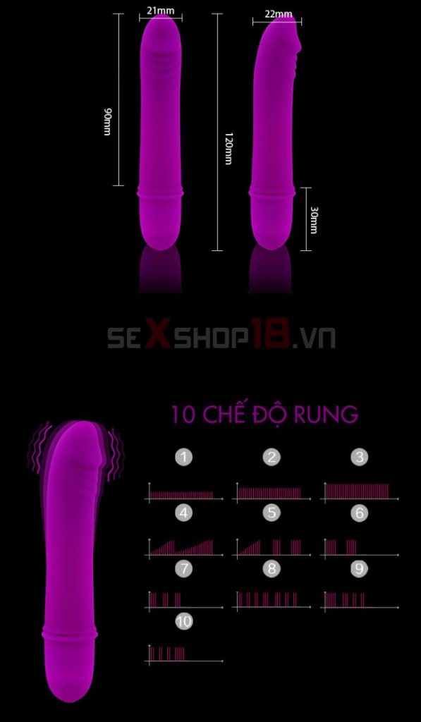 Dương vật silicon giả nhỏ xinh hàng chính hãng.