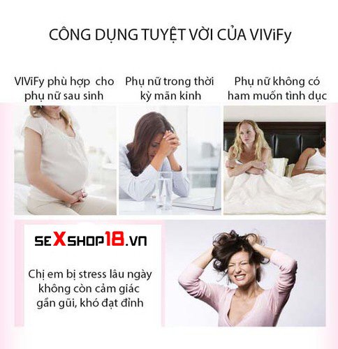 Gel Bôi Se Khít Âm Đạo Tăng Khoái Cảm Sensuva ViviFi 7 Gel bôi se khít âm đạo tăng khoái cảm Sensuva ViviFi dành cho nữ