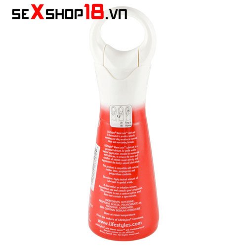 Gel bôi trơn cao cấp Lifestyle Warm Lovin 100ml chính hãng 6 Gel bôi trơn cao cấp Lifestyle Warm Lovin 100ml nơi bán uy tín