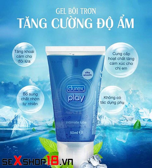 Gel bôi trơn Durex Play 50ml hàng chính hãng chất lượng cao (GA03) 5 Gel bôi trơn Durex Play giá rẻ tại tphcm