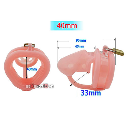 Khóa dương vật bằng silicon mềm mịn bạo dâm