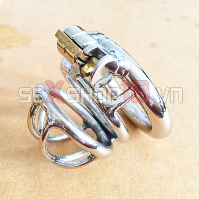 Khóa dương vật loại ngắn inox không gỉ 304 (BZ12S) - Sung sướng khó tả 3 Khóa dương vật loại ngắn inox không gỉ 304 BZ12S dùng cho BDSM