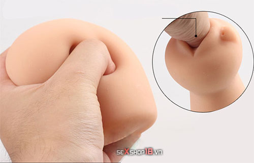 Âm đạo giả Silicone trần hình miệng cho nam thủ dâm (AD15A) 3 Âm đạo giả Silicone trần hình miệng giá rẻ tại tphcm