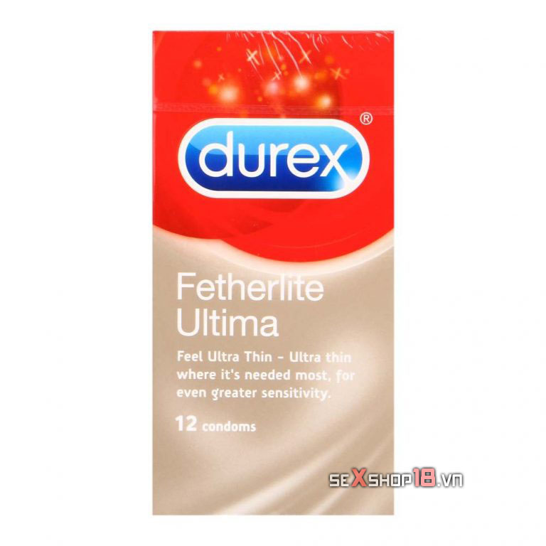 Bao cao su siêu mỏng Ultima Fetherlite giá rẻ chất lượng tốt siêu bền và dẻo dai
