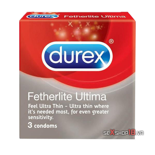 Bao Cao Su Ultima Durex Siêu Mỏng Hộp 3 Cái 2 bao cao su ultima