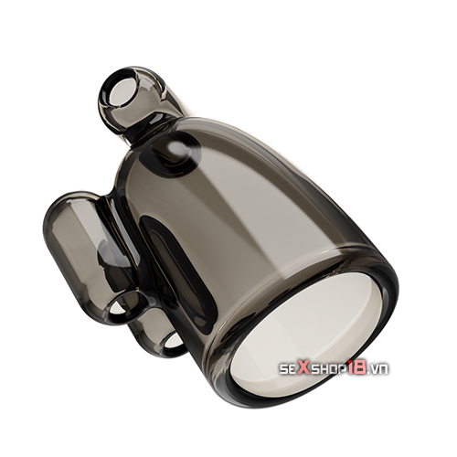 Bao rung đầu khấc Vibrating Crystal Cap 3 cho nam thủ dâm (DC33) 5 bao rung dau khac cho nam thu dam vibrating crystal cap 3 5