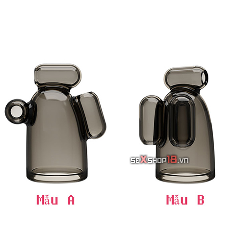Bao rung đầu khấc Vibrating Crystal Cap 3 cho nam thủ dâm (DC33) 4 bao rung dau khac cho nam thu dam vibrating crystal cap 3 7