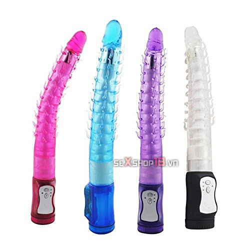 Dương Vật Hình Rết Siêu Rung - Silicon Siêu Mềm Mịn (DV07A) 4 duong vat hinh ret sieu rung mua o dau
