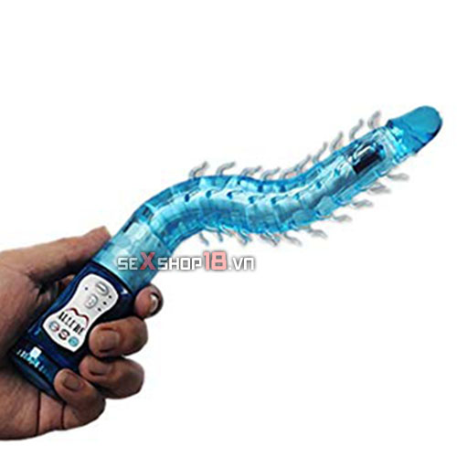 Dương Vật Hình Rết Siêu Rung - Silicon Siêu Mềm Mịn (DV07A) 3 duong vat hinh ret sieu rung