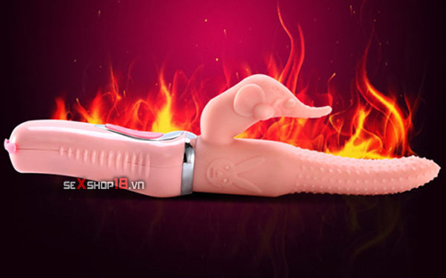 Dương Vật Sưởi Ấm Elephant Heating - Rung Ngoáy Sưởi Ấm (DV44D) 6 duong vat suoi am elephant