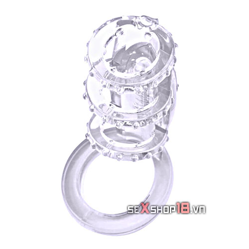 Khúc Đôn Dương Vật Ba Vòng Bế Tinh Có Rung (BD10D) 4 khuc don cu co rung