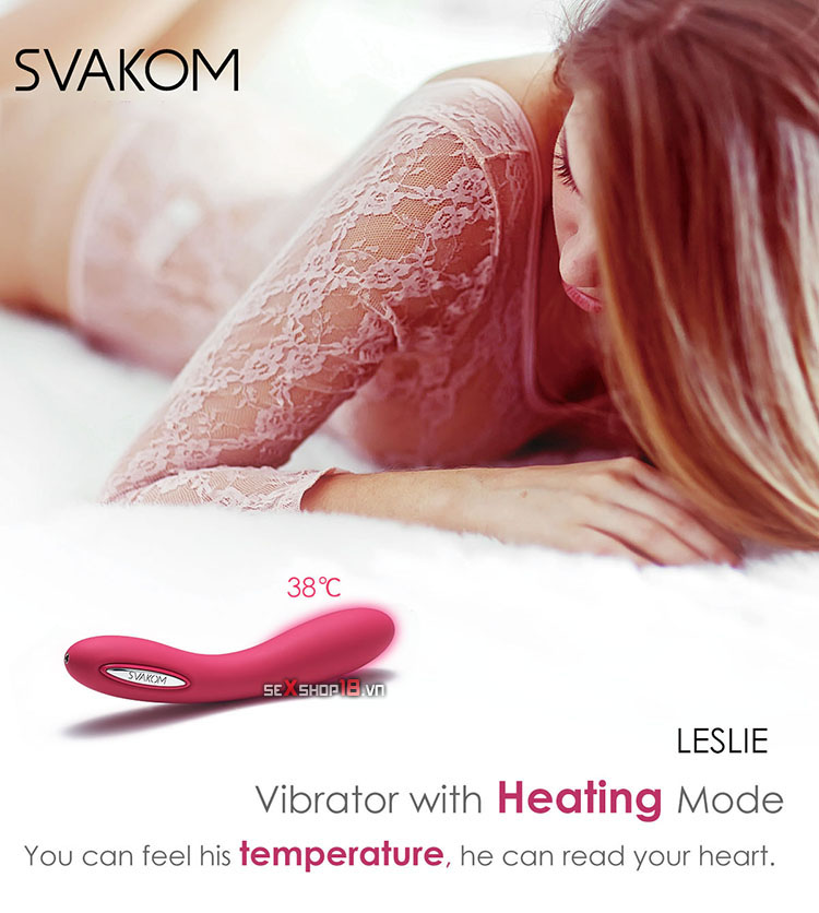 Máy Mát Xa Điểm G Leslie Svakom (SK90E) 2 may mat xa diem g leslie