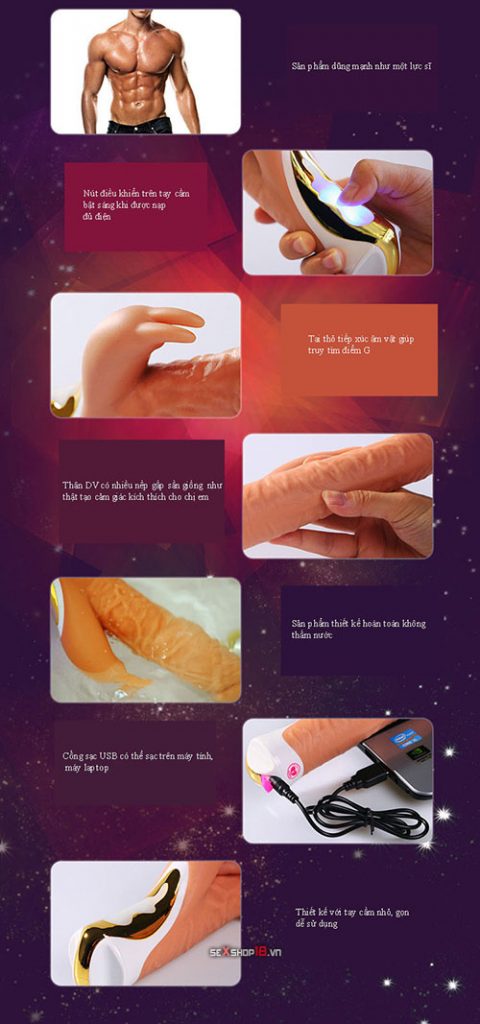 Dương Vật Giả Cao Cấp – Chiến Binh Bão Táp (DV44) 4 sextoy thu dam nu