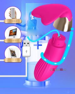 Trứng Rung Điều Khiển Từ Xa Có Sưởi Ấm Hình Cá Voi OEM (DC88A) 12 trung rung cho nu