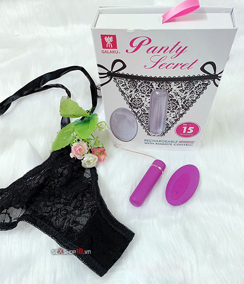 trung rung gan quan lot dieu khien tu xa Panty Secret Galaku