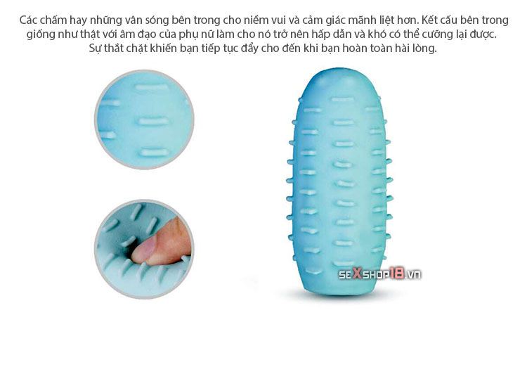 Trứng silicone cho nam thủ dâm Svakom Hedy USA thiết kế độc đáo