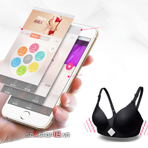 Áo Ngực Mát Xa Vú Điều Khiển Qua Điện Thoại - Cho Nữ Giúp Phát Triển Vòng 1 (G67Z) 5 ao nguc mat xa vu dieu khien qua dien thoai tai tphcm