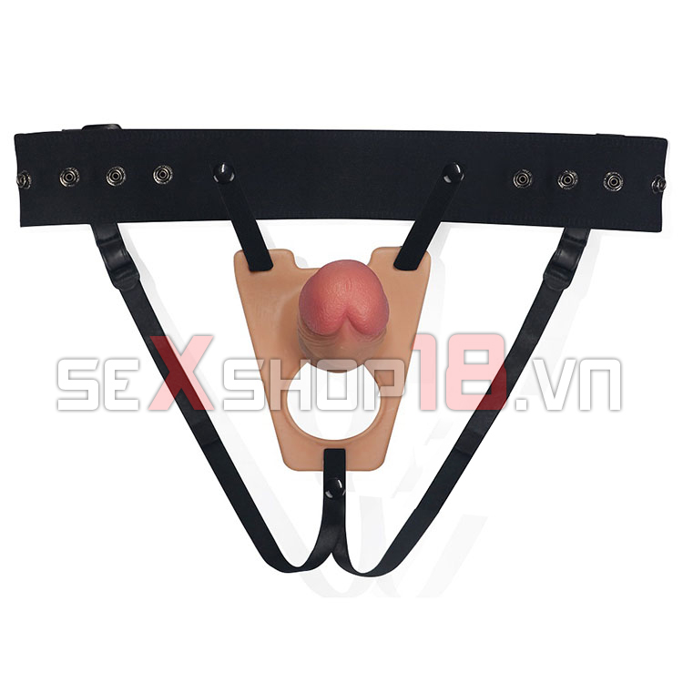 Dương Vật Dây Đeo Rỗng Ruột Giống Thật Lovetoy Rodeo Siêu Mềm (P65K) 2 duong vat day cho les