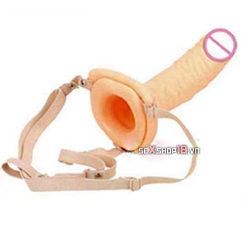 Dương Vật Dây Đeo Rỗng Ruột Giống Thật Cho Bạn Tự Tin (P65P) 2 duong vat day deo cho les