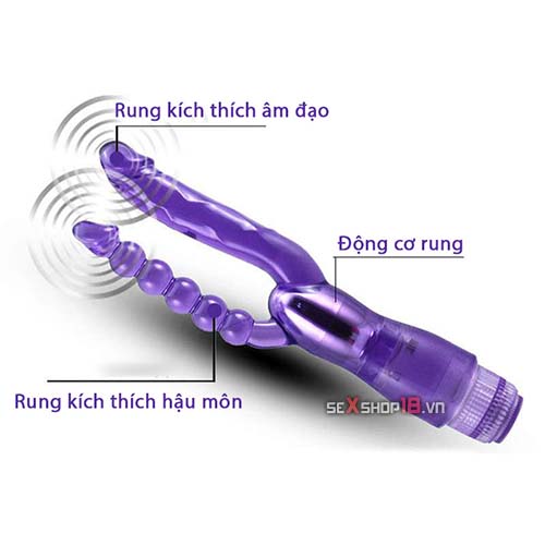 Dương Vật Rung 2 Nhánh Double Pleasure (P20A) 4 duong vat rung 2 nhanh double pleasure mua o dau