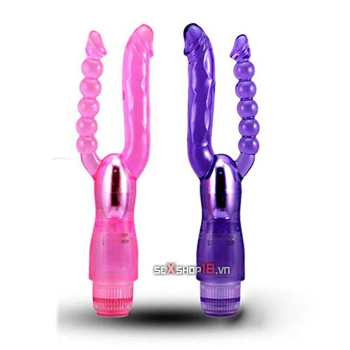 Dương Vật Rung 2 Nhánh Double Pleasure (P20A) 2 duong vat rung 2 nhanh double pleasure