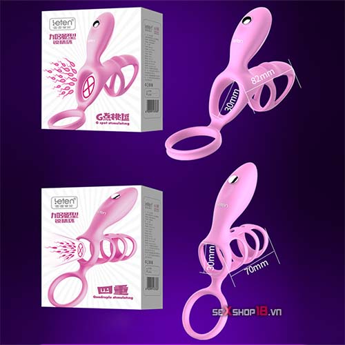 vòng đeo dương vật có rung Leten Thunder hỗ trợ nam nữ làm tình sướng cực đỉnh
