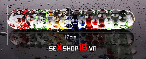 Dương Vật Pha Lê Bi Nổi 4 Màu – Dương Vật Thủy Tinh Cao Cấp (P52X) 7 đồ chơi thủ dâm hậu môn