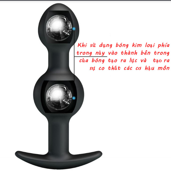Bộ Phích Cắm Hậu Môn Silicon Pretty Love (HM02F)