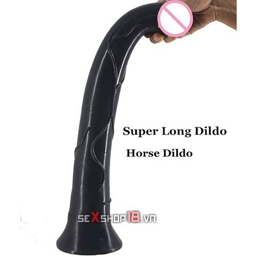 Dương vật ngựa hít tường dẻo dai uốn cong dễ dàng