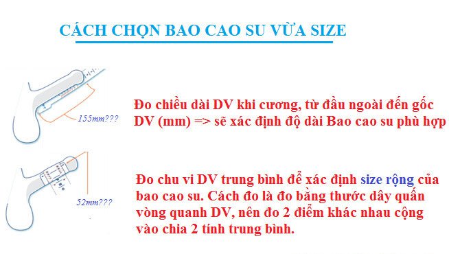 cách đo size dương vật để chợn bao cao su chuẩn nhất