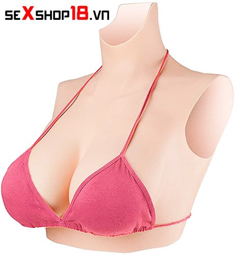 Ngực giả silicone full cổ NY19N cao cấp cho nữ có bán tại tphcm và hà nội