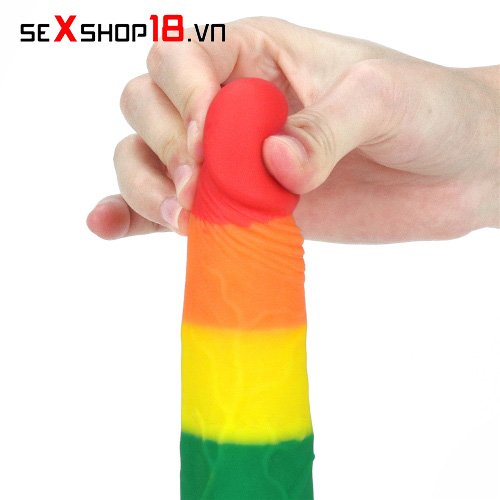 Dương vật giả gắn tường đa sắc LoveToy Prider 7 inch (HM35A) 4 Dương vật giả đa sắc LoveToy Prider 7 inch mua ở đâu