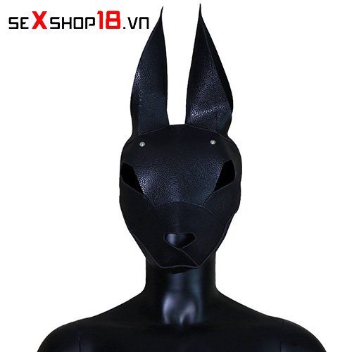 Mặt nạ trùm đầu bạo dâm hình thỏ đen cực ngầu giúp tăng hưng phấn cho cuộc yêu