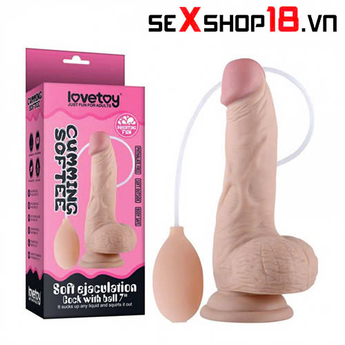 Dương vật giả bắn tinh như thật Lovetoy Cumming Softee 5 Dương vật giả bắn tinh Lovetoy Cumming Softee giá bao nhiêu