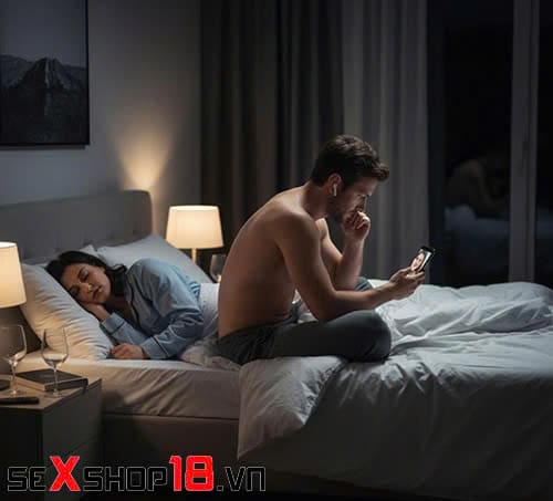 Chồng ngoại tình có biểu hiện gì là lén lút nhắn tin với người khác