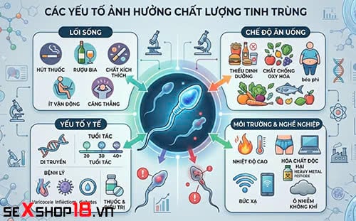 Tinh trùng là gì và các yếu tố ảnh hưởng đến chất lượng