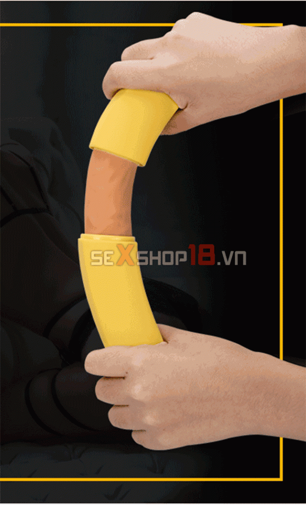 Dương vật giả silicone cao cấp Moylan Banana đồ chơi tình dục cao cấp cho nữ.