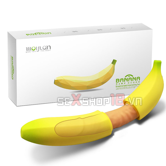 Dương vật giả silicone cao cấp Moylan Banana làm từ chất liệu tốt.