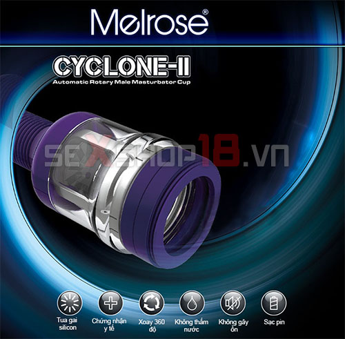 Máy thủ dâm tự động cho nam Melrose Cyclone bán tại Sexshop18.
