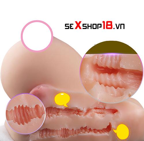 Ngực Giả Kết Hợp Lỗ Âm Đạo Siêu Kích Thích (PU38V) 3 Ngực Giả Kết Hợp Lỗ Âm Đạo Siêu Kích Thích (AD38V)