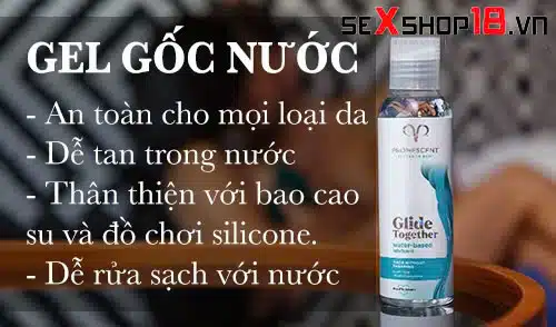 So sánh gel bôi trơn gốc nước và gốc silicon - Loại nào tốt? 2 So sánh gel bôi trơn gốc nước và gốc silicon nên dùng loại nào?