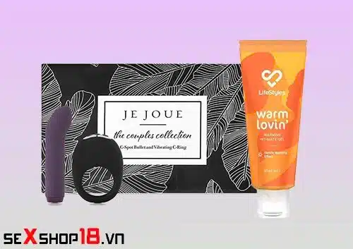 Combo sextoy cặp đôi: Vòng rung + Trứng rung + Gel làm ấm 1 Combo sextoy cặp đôi nên mua