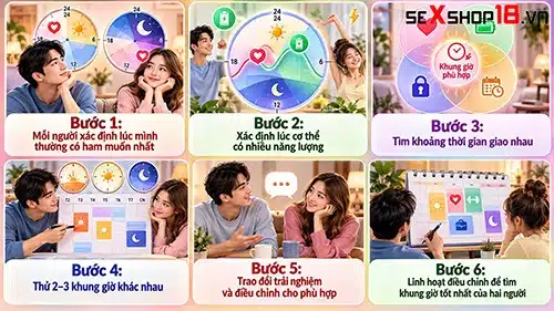 Thời điểm quan hệ tình dục lý tưởng: Buổi sáng hay tối? 5 cách xác định thời điểm quan hệ tình dục lý tưởng
