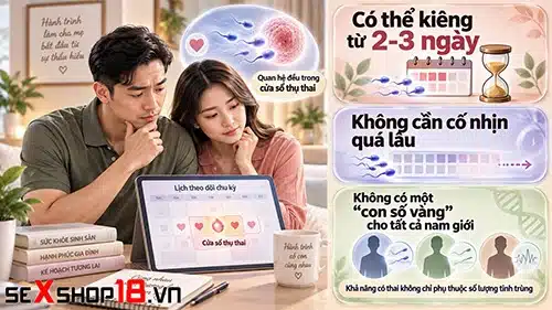 Chồng nên để dành tinh trùng trong bao lâu để dễ thụ thai? 2 Chồng nên để dành tinh trùng trong bao lâu để dễ mang thai