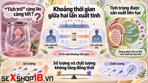 Chồng nên để dành tinh trùng trong bao lâu để dễ thụ thai? 1 Chồng nên để dành tinh trùng trong bao lâu và thời điểm quan hệ
