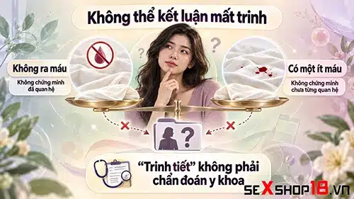 Giải đáp: Lần đầu quan hệ không ra máu có sao không? 2 Lần đầu quan hệ không ra máu có phải mất trinh tiết